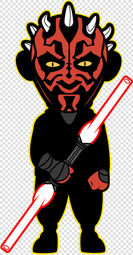 Star Wars Kawaii Saga   Star Wars Darth Maul Vector  HD Png DownloadTransparent PNG