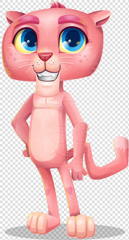 Pink Panther Cartoon Vector Character   Pink Panther Holding A Blank Board  HD Png DownloadTransparent PNG