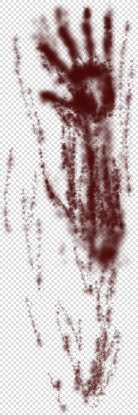 Bloody Handprint Smear Png For Kids   Bloody Hand Print Transparent  Png DownloadTransparent PNG