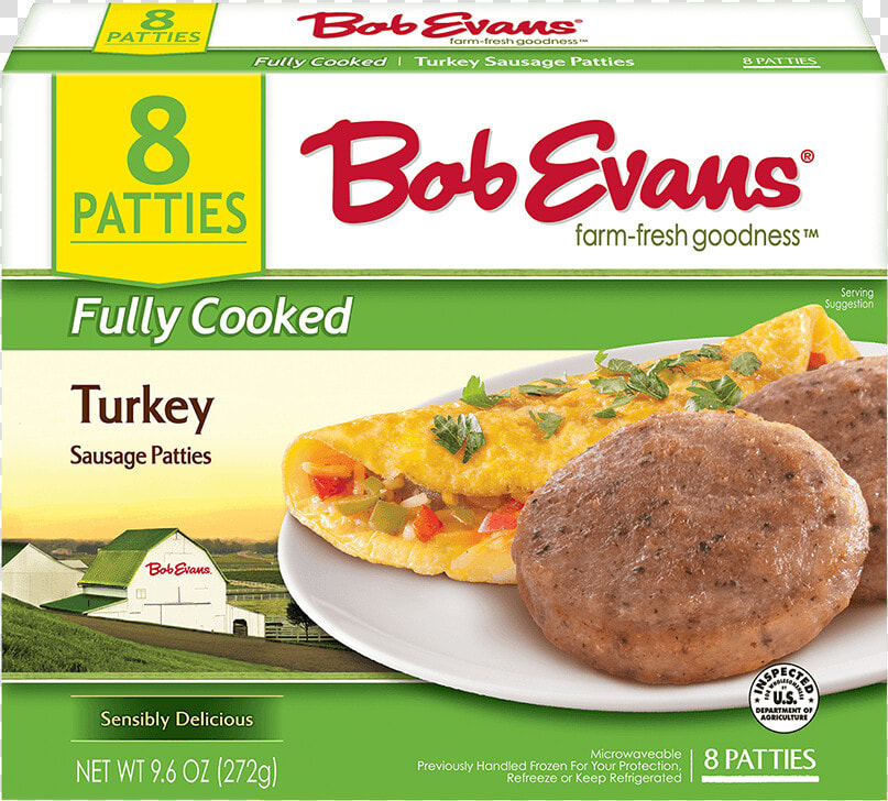 Bob Evans Fully Cooked Turkey Sausage Patties   Bob Evans Original Mashed Potatoes  HD Png DownloadTransparent PNG