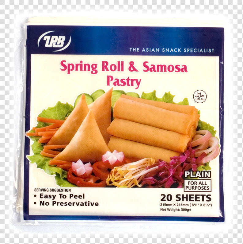 Spring Roll Samosa Pastry   Breakfast Sausage  HD Png DownloadTransparent PNG