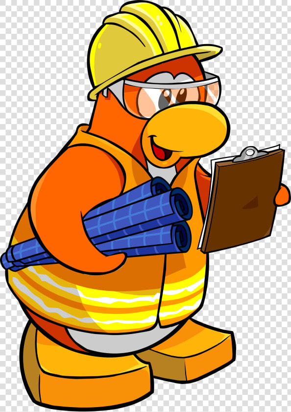 Clipart Clothes Construction Worker   Club Penguin Rewritten Rory  HD Png DownloadTransparent PNG