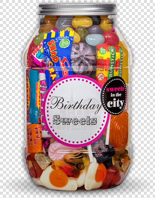 Birthday Sweets   Jar Of Candy For Birthdays  HD Png DownloadTransparent PNG