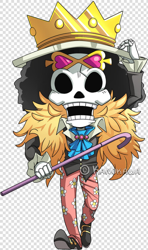 Brook One Piece Cartoon  HD Png DownloadTransparent PNG