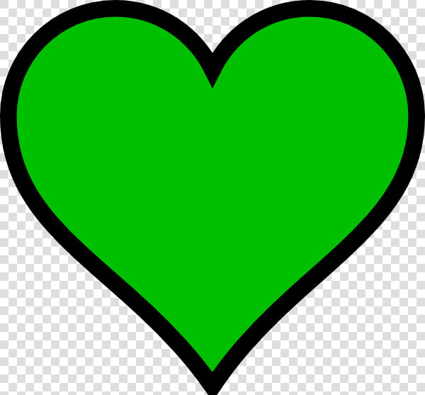 Green Heart Clip Art At Clker   Cute Heart Shape Clipart  HD Png DownloadTransparent PNG