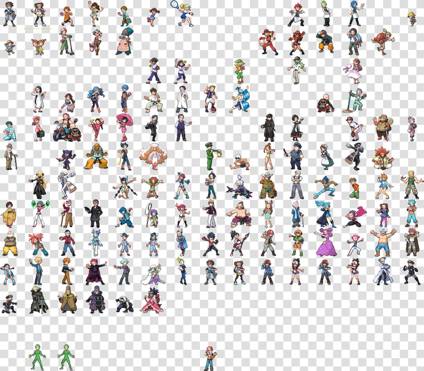 Pokemon Black And White Npcs  HD Png DownloadTransparent PNG