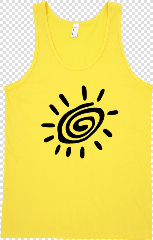 Black Sun Fine Jersey Tank Top Unisex By Itee   Active Tank  HD Png DownloadTransparent PNG