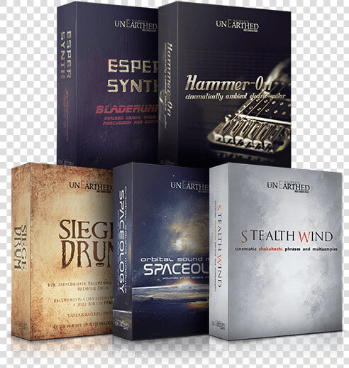 Unearthed Sampling Cinematic Bundle   Book Cover  HD Png DownloadTransparent PNG