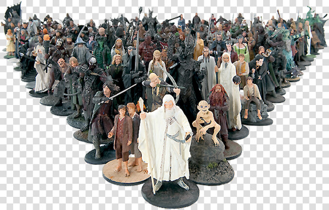 Lord Of The Rings Figurine Collection   Lord Of The Rings Figures  HD Png DownloadTransparent PNG