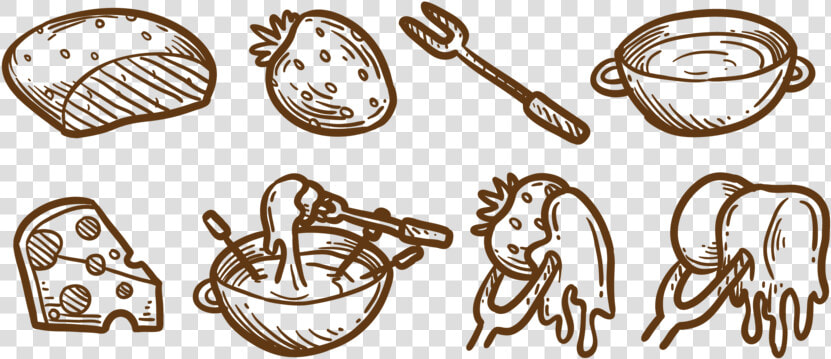 Vector De Iconos De Fondue  HD Png DownloadTransparent PNG