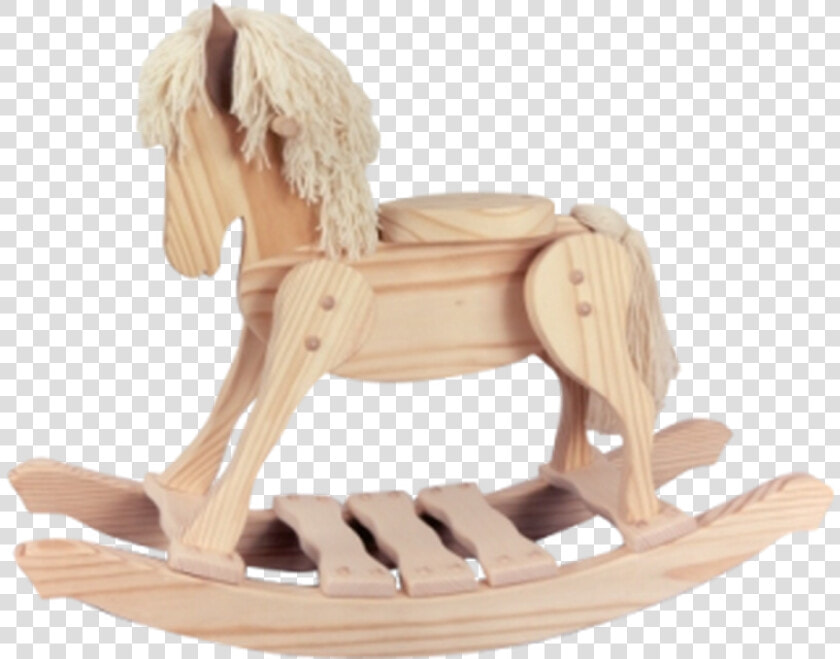 Unfinished Wooden Rocking Horse   Wooden Rocking Horse  HD Png DownloadTransparent PNG