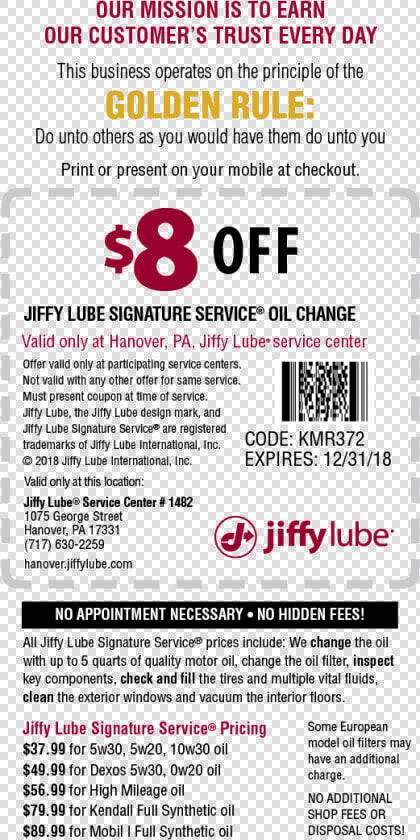 Image Title   Jiffy Lube Coupons  HD Png DownloadTransparent PNG