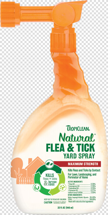 Tropiclean Natural Flea And Tick Spray  HD Png DownloadTransparent PNG