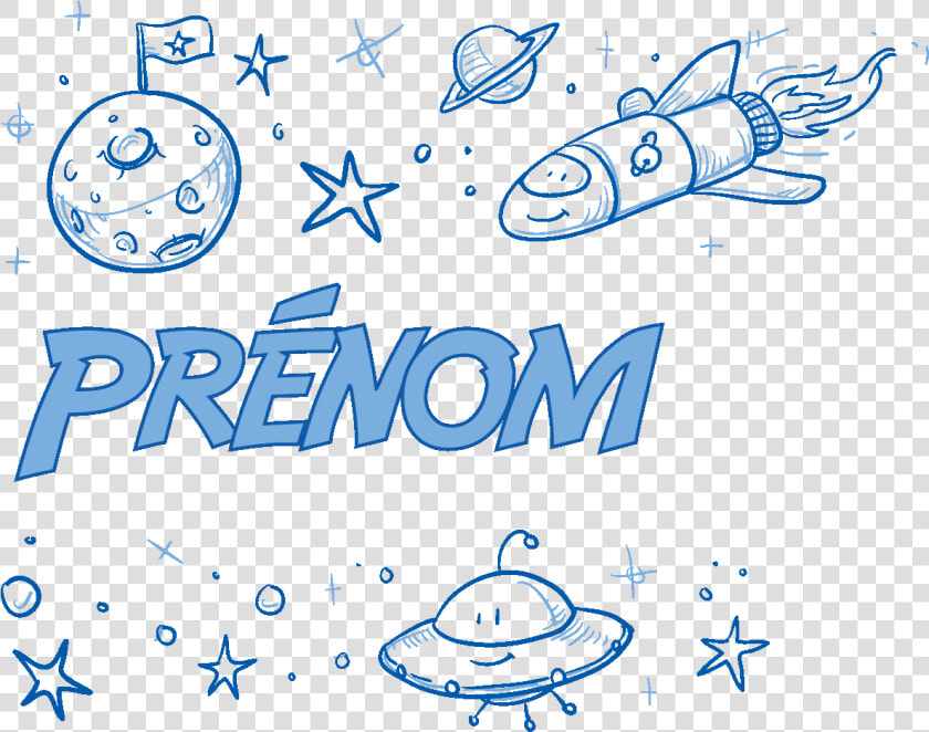 Sticker Prenom Personnalisable Cosmos Pour Enfant Ambiance  HD Png DownloadTransparent PNG