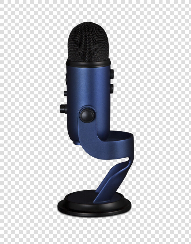 Transparent Mic On Stand Png   Blue Yeti Midnight Blue  Png DownloadTransparent PNG