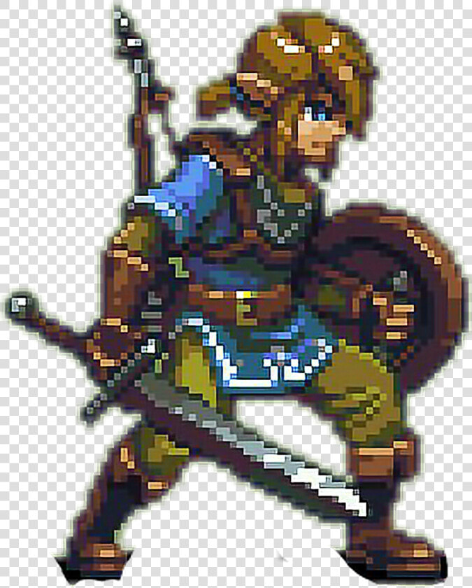  link  zelda  pixel  8bit  nintendo   Pixel Art Link Botw  HD Png DownloadTransparent PNG