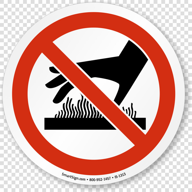 Caution Hot Surface Do Not Touch Sign  HD Png DownloadTransparent PNG