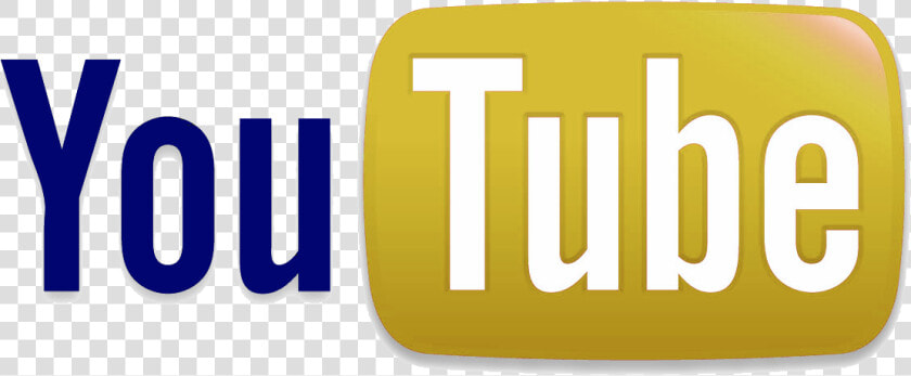 Yellow And Blue Youtube Logo  HD Png DownloadTransparent PNG