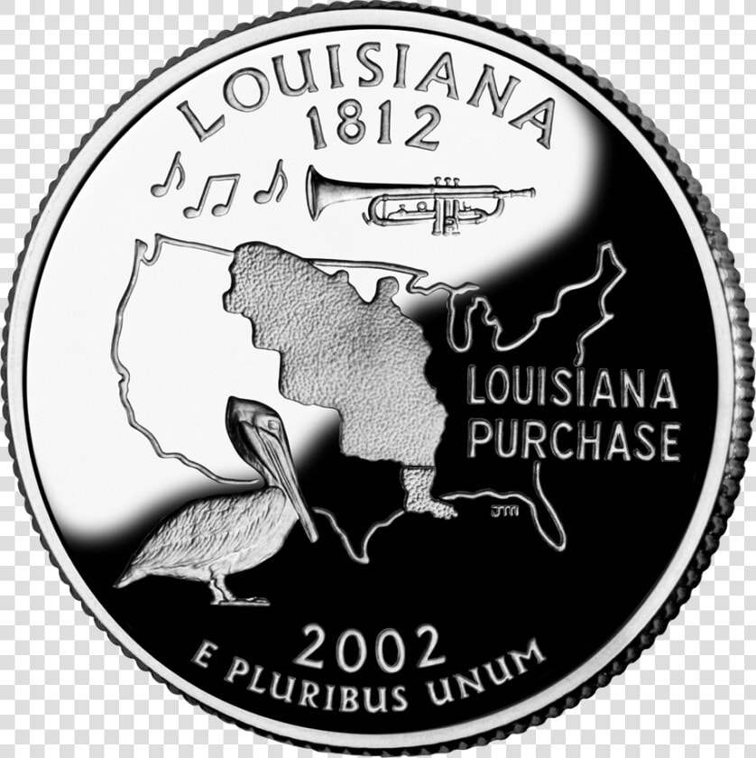 Transparent Quarter Clipart   Louisiana State Quarter  HD Png DownloadTransparent PNG