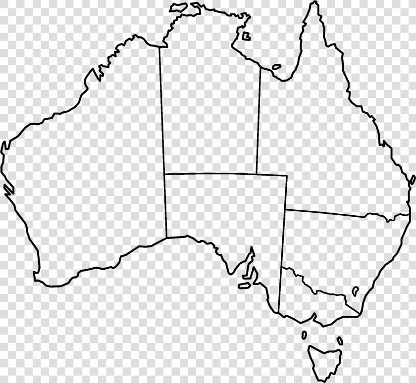 Australia States Blank   Does The Southern Hairy Nosed Wombat Live  HD Png DownloadTransparent PNG