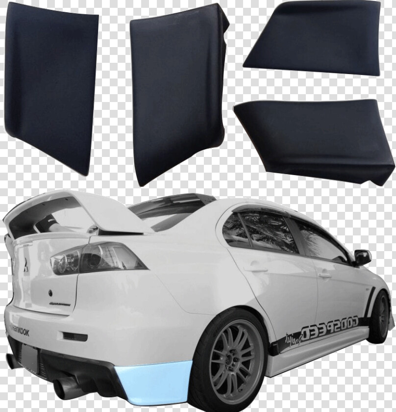 Evo X Rear Aprons  HD Png DownloadTransparent PNG