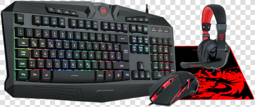 Buy On Amazon   Redragon 4 In 1 Gaming Combo  HD Png DownloadTransparent PNG