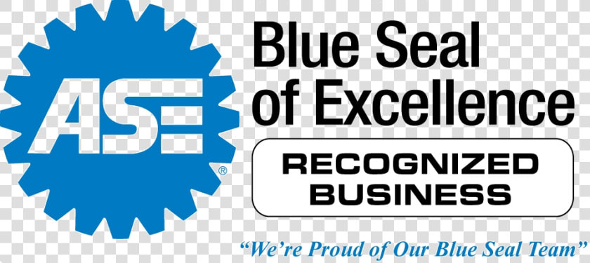 Blue Seal Of Excellence   Ase Certified  HD Png DownloadTransparent PNG