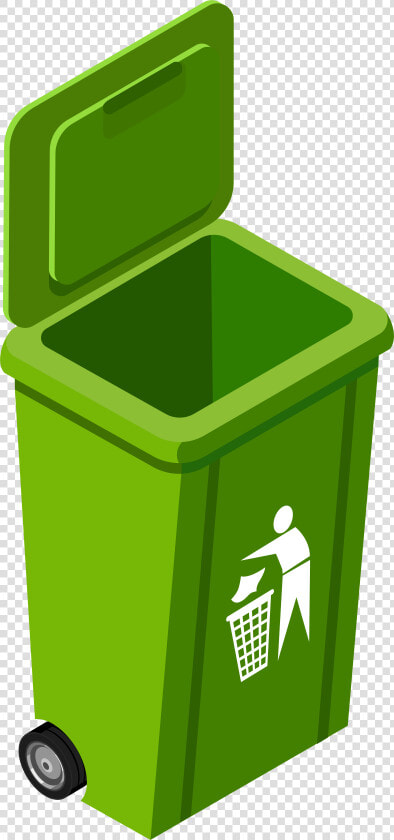 Green Trash Can Png Clip Art Image   Green Trash Can Clipart  Transparent PngTransparent PNG