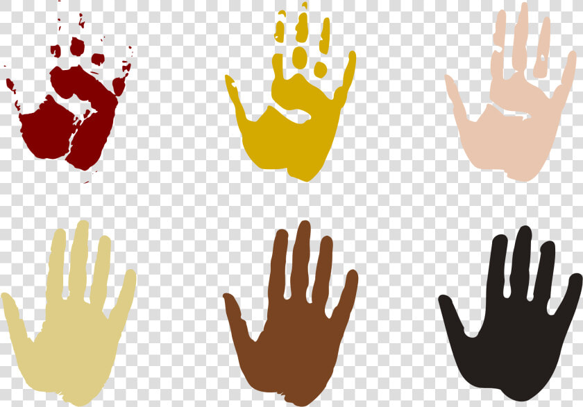 Handprint Clipart 5 Hand   Hand Clip Art  HD Png DownloadTransparent PNG