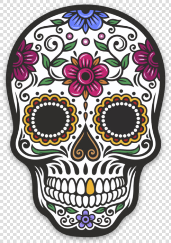 Thumb Image   Simple Dia De Los Muertos Skull  HD Png DownloadTransparent PNG