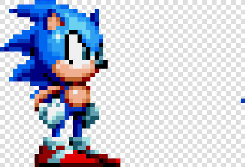 Sonic Mania Sonic Sprite   Png Download   Sonic The Hedgehog Pixel  Transparent PngTransparent PNG