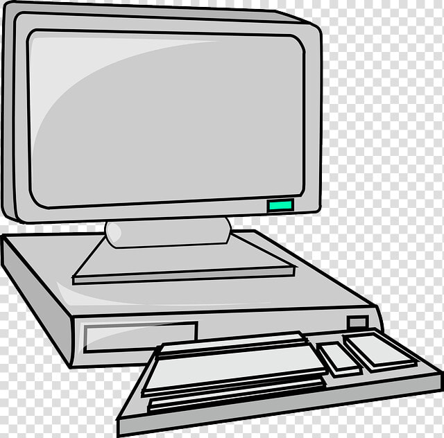 Computer Clip Cartoon   Computer Clip Art  HD Png DownloadTransparent PNG