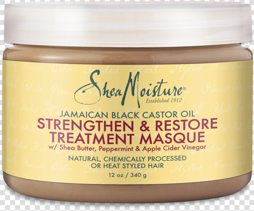 Jamaican Black Castor Oil Strengthen  amp  Restore Treatment   Shea Moisture  HD Png DownloadTransparent PNG