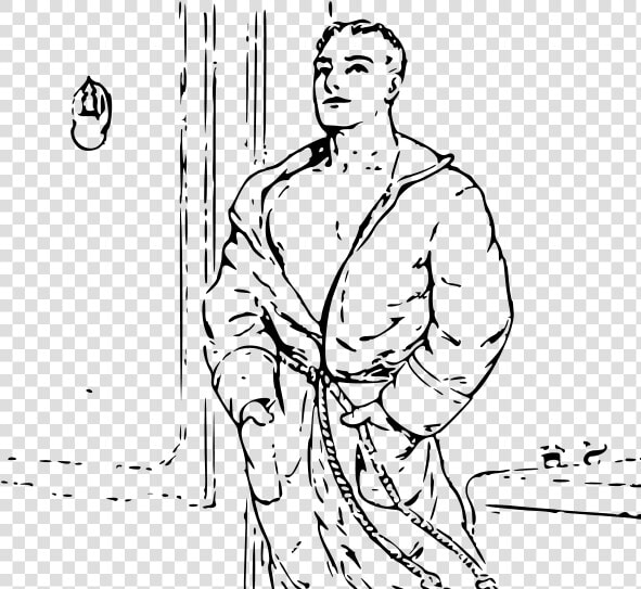 Man In Robe Png Clip Arts   Man In Robe Drawing  Transparent PngTransparent PNG