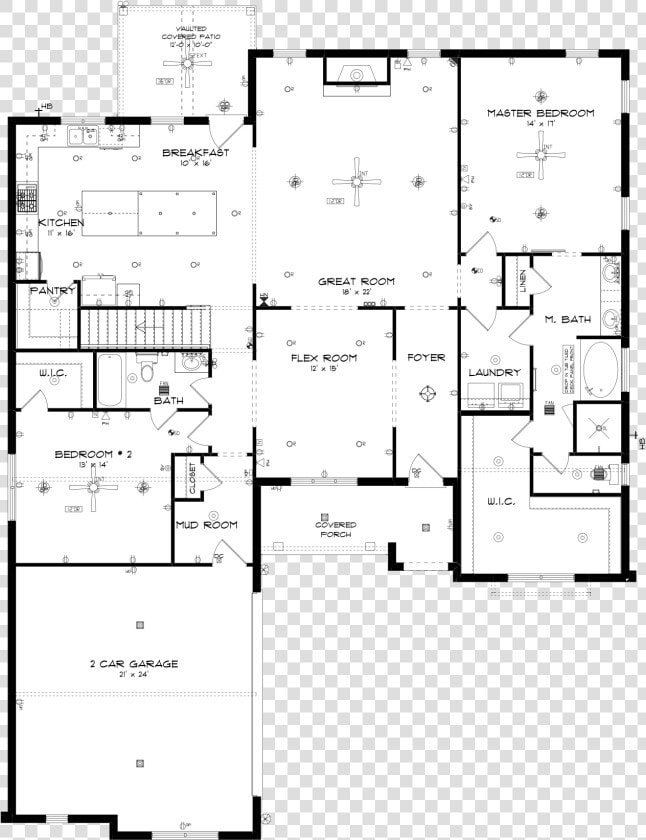 Stonington Main Floor By Stone Martin Builders   Floor Plan  HD Png DownloadTransparent PNG