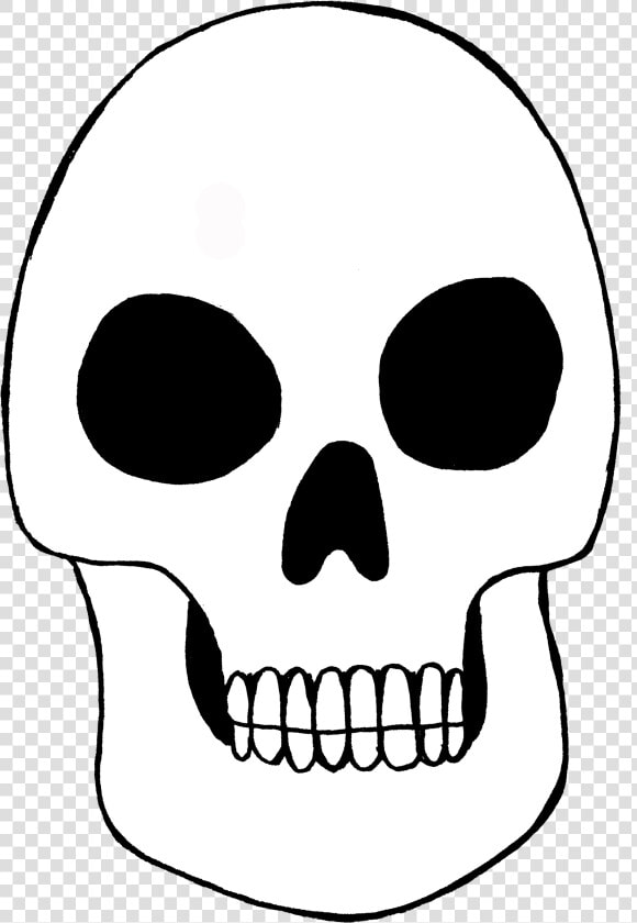 Free Blank Skull Printable   Skeleton Skull Printable  HD Png DownloadTransparent PNG