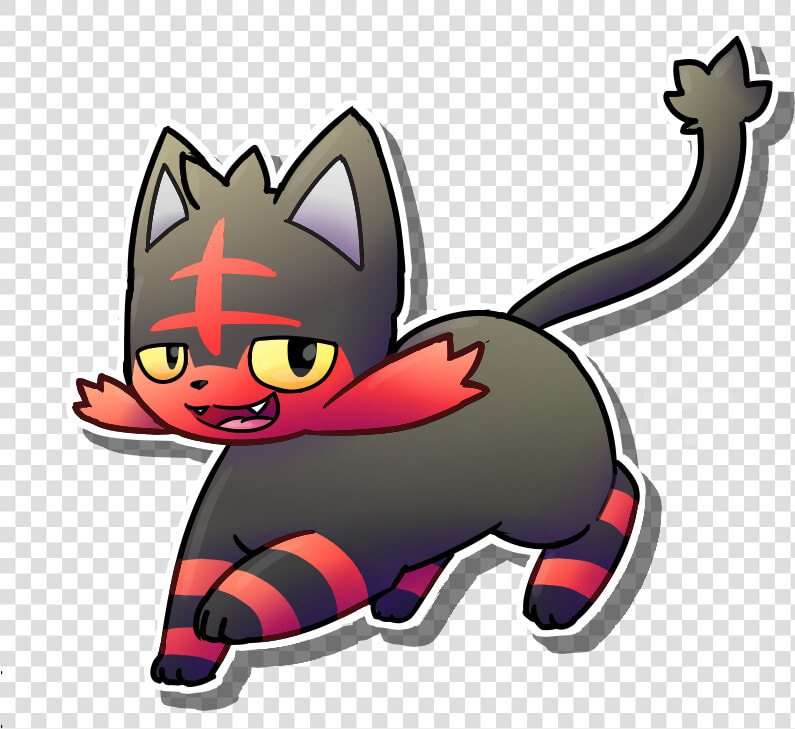 Litten   Cartoon  HD Png DownloadTransparent PNG