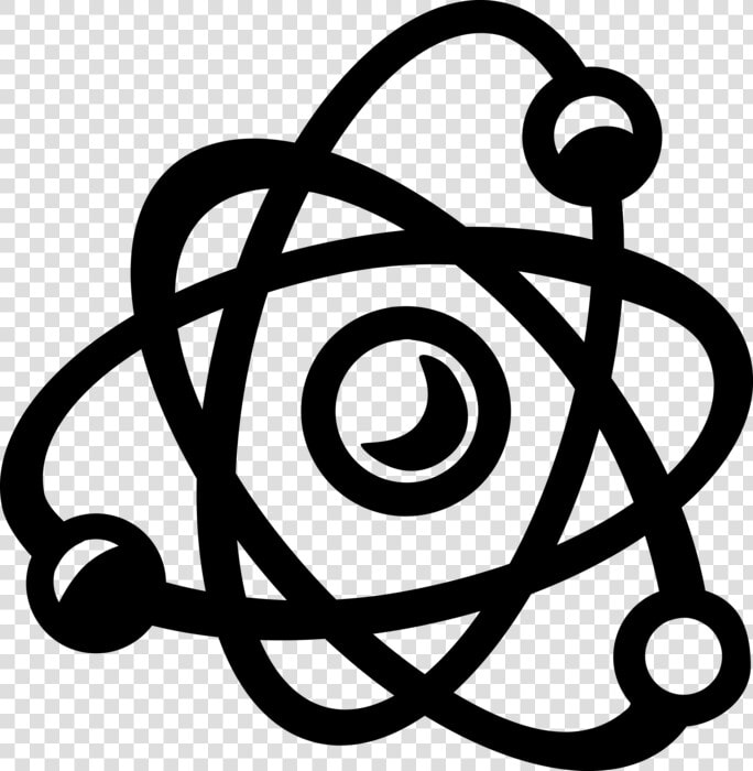 Vector Illustration Of Energy Atoms Circling Nucleus   Circle  HD Png DownloadTransparent PNG