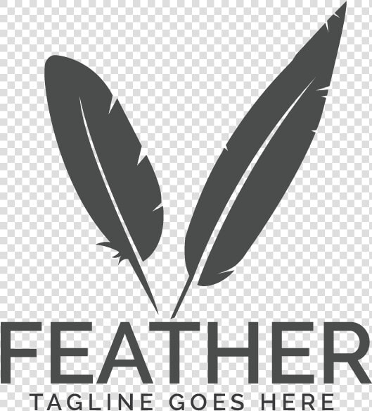 Feather Elegant Logo   Graphic Design  HD Png DownloadTransparent PNG