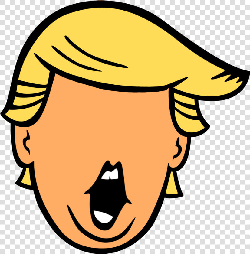 Transparent Donald Png   Donald Trump Head Cartoon  Png DownloadTransparent PNG