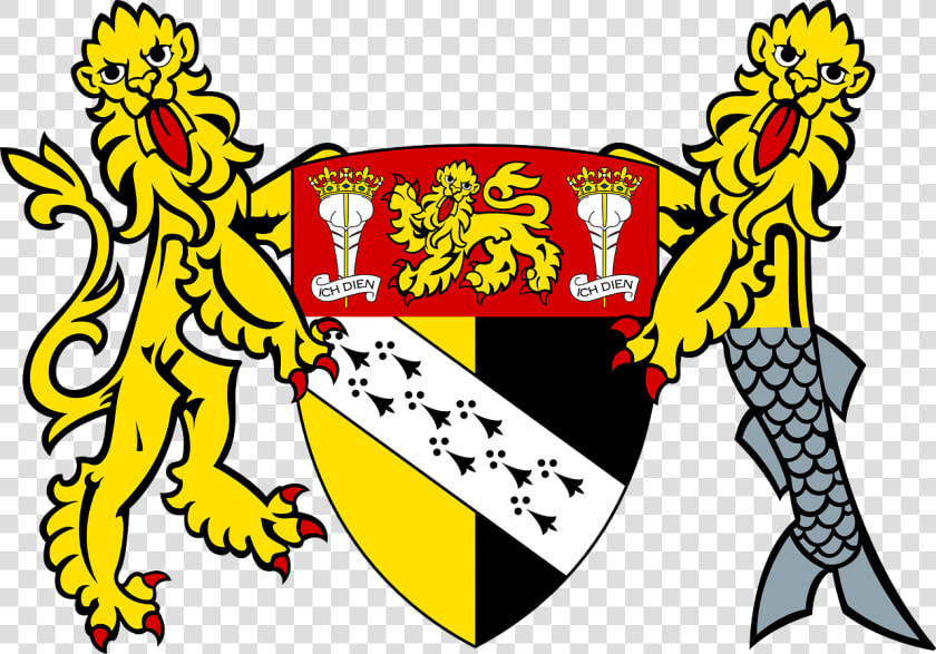 Mermaid Fish Lion Free Picture   Norfolk County Coat Of Arms  HD Png DownloadTransparent PNG