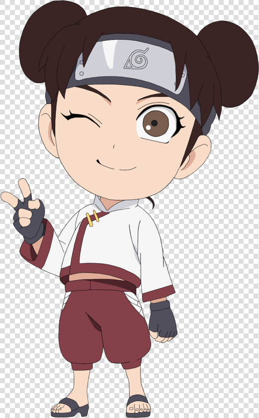 Tenten Naruto Uzumaki Sasuke Uchiha Ino Yamanaka Hinata   Naruto Shippuden Tenten Chibi  HD Png DownloadTransparent PNG