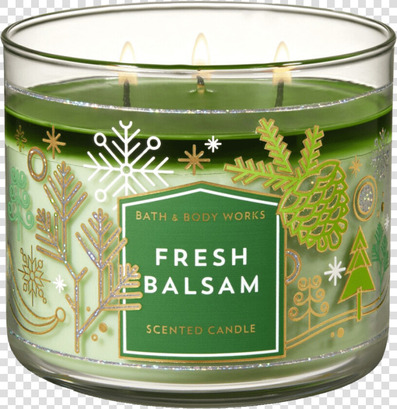 Bath And Body Works Candle Green  HD Png DownloadTransparent PNG