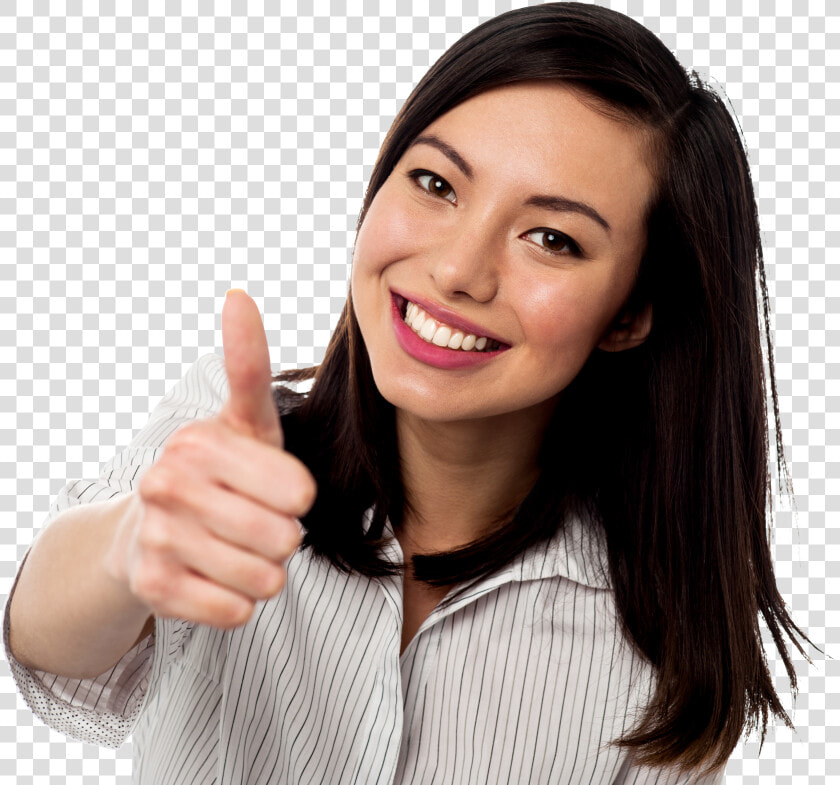 Women Pointing Thumbs Up Royalty free Png Image  Transparent PngTransparent PNG