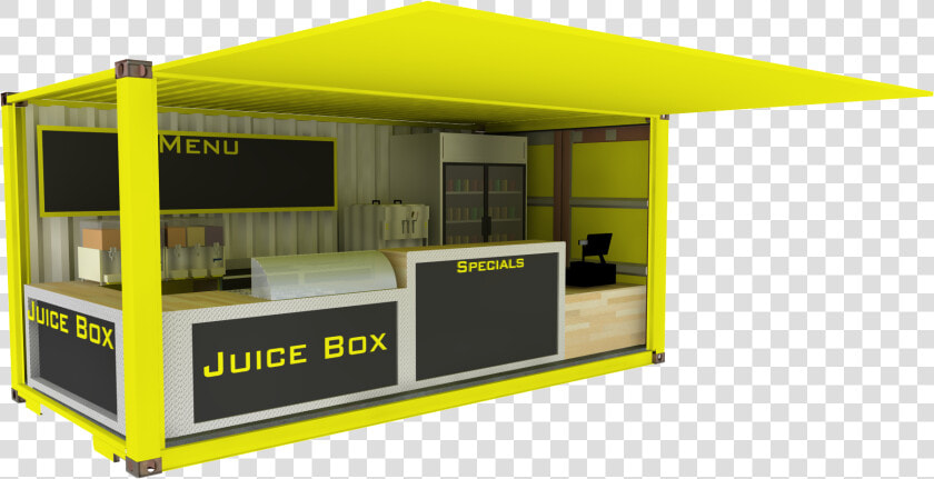 Shipping Container Juice Bar   Png Download   Juice Box Shipping Container  Transparent PngTransparent PNG