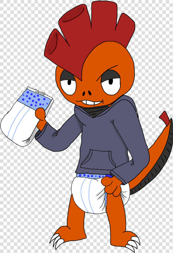 Diapered Scrafty   Png Download   Cartoon  Transparent PngTransparent PNG