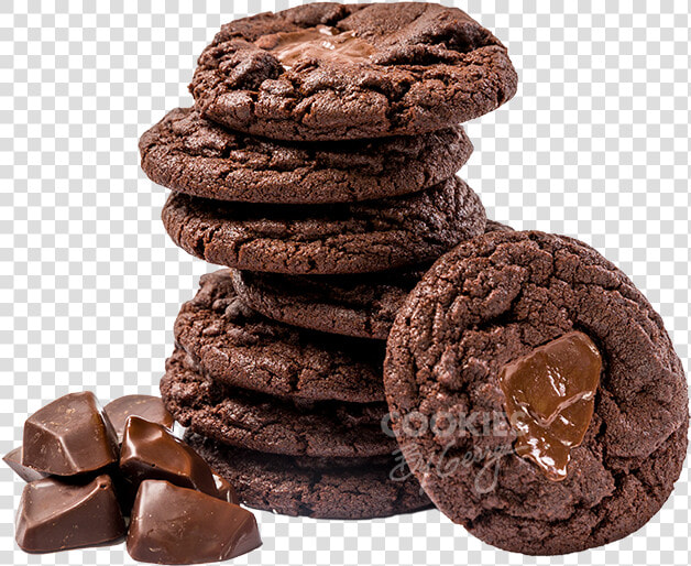 Double Belgian Chocolate Cookies  HD Png DownloadTransparent PNG