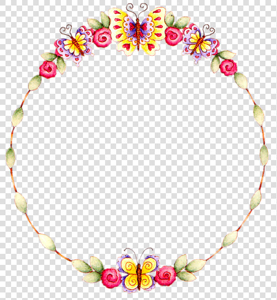 Floral Round Frame Transparent Background   Clipart Frame Transparent Background  HD Png DownloadTransparent PNG