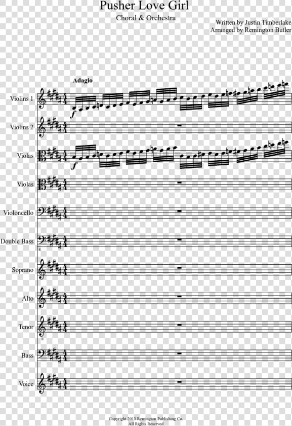 Pusher Love Girl Sheet Music Composed By Written By   Old Friends Ylvis Noten  HD Png DownloadTransparent PNG