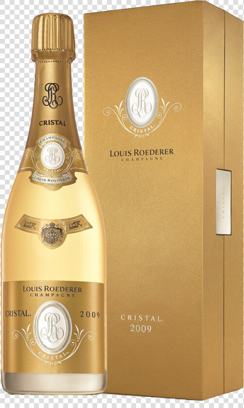 Cristal Champagne Gift Box  amp  Bottle   Louis Roederer Cristal 2009  HD Png DownloadTransparent PNG